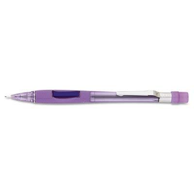 Quicker Clicker Mechanical Pencil, 0.7 mm, Transparent Violet Barrel, Sold as Pack of 6