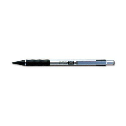 Mechanical Pencil, 0.5 mm, Stainless Steel w/Black Accents Barrel