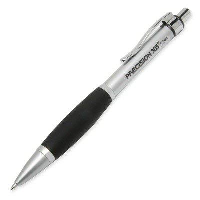 SKILCRAFT 7520-01-565-4873 Precision 305 Medium Point Lead Metal Barrel Mechanical Pencil, 0.7mm Size, Silver (Pack of 12)