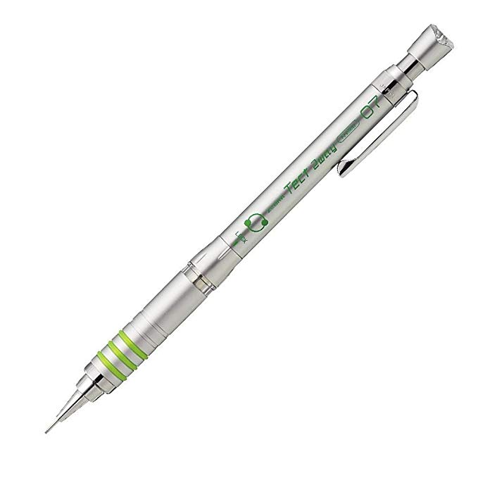 Zebra Mechanical Pencil, Tect 2way, 0.7mm, Silver (MAB41-S)