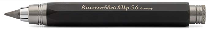 Kaweco Sketch Up 5,6 mm Clutch Pencil black satin-chrome, octagonal