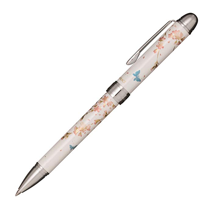 2 color ballpoint pen + mechanical pencil white sailor 16-0344-210 grace Makie weeping cherry tree (japan import)