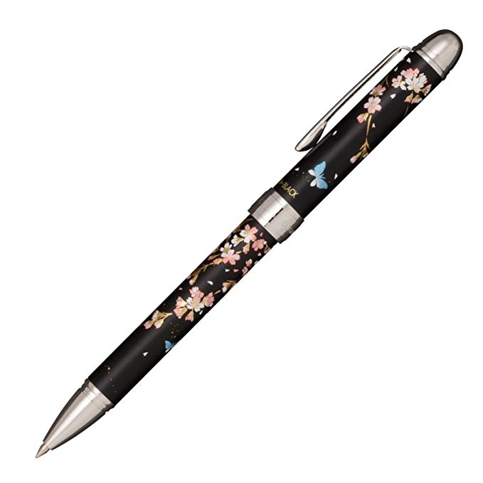 2 color ballpoint pen + mechanical pencil black 16-0344-220 Sailor Makie graceful weeping cherry tree (japan import)