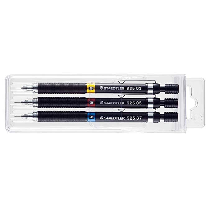 Staedtler Mechanical Pencil for Drawing Set of Three 925 Wp3 [Japan Import]