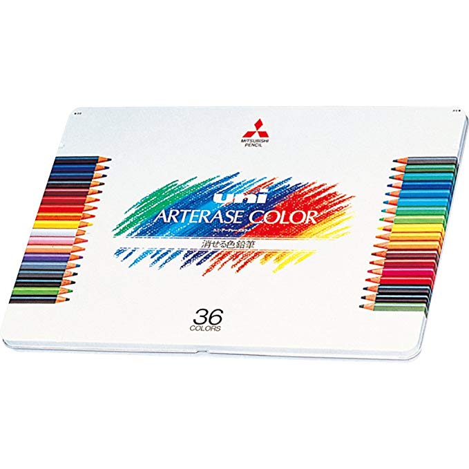 Mitsubishi Pencil UAC36C Uni Arterase Color, 36 color set (Japan Import)