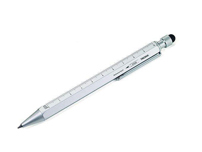 Troika Sketch 2mm Construction Pencil, Silver (PIP23SI)