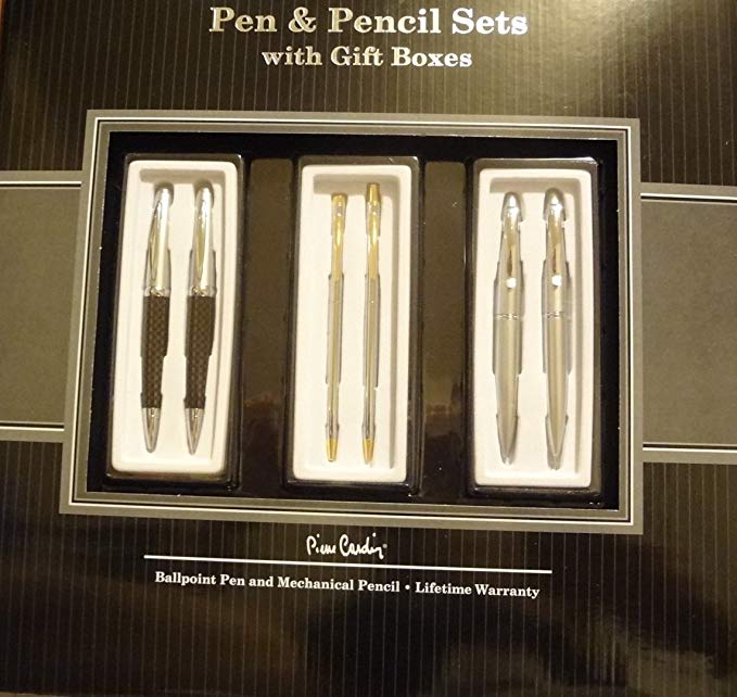 Pierre Cardin Pen & Pencil Sets with Gift Boxes