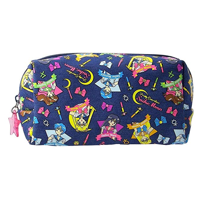 Star Stationery Sailor Moon 5 denim pencil case Blue S1406736