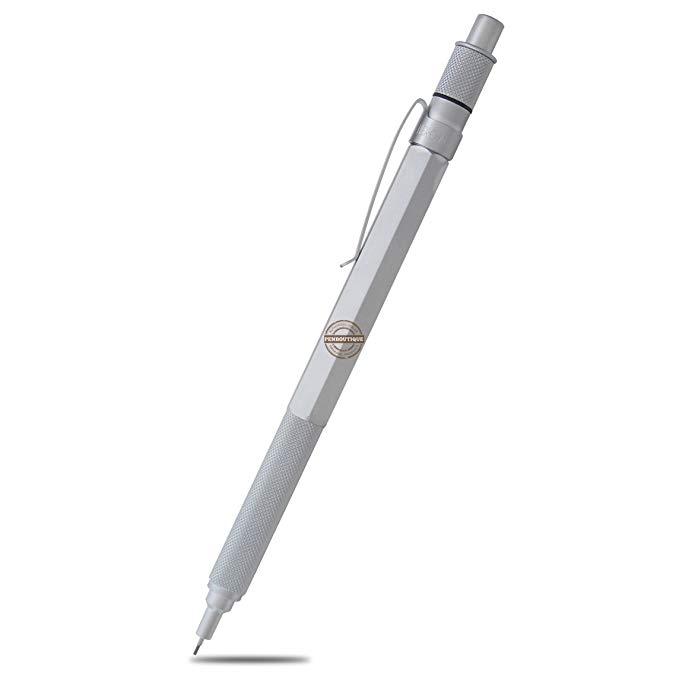 The Retro51 Hex-O-Matic Silver Mechanical Pencil