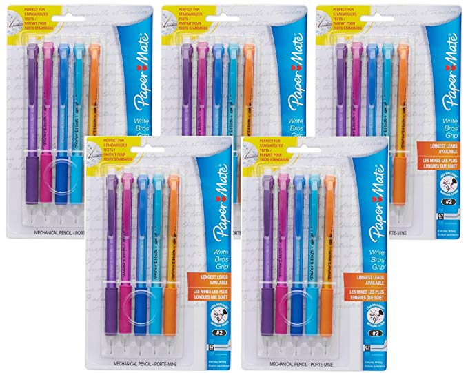 Paper Mate Write Bros. 0.7mm Mechanical Pencils, 25 Pencils (61377)